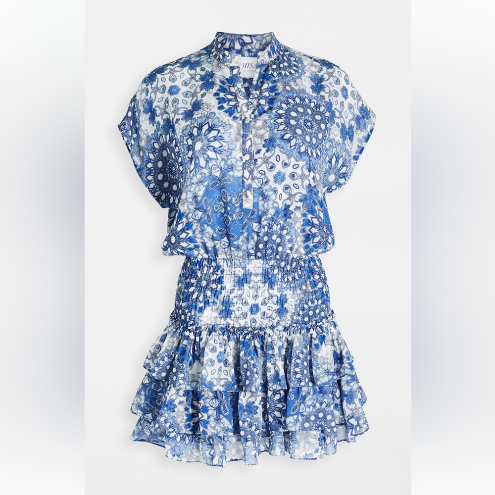 MISA LOS ANGELES Eloisa Dress in Tile Print